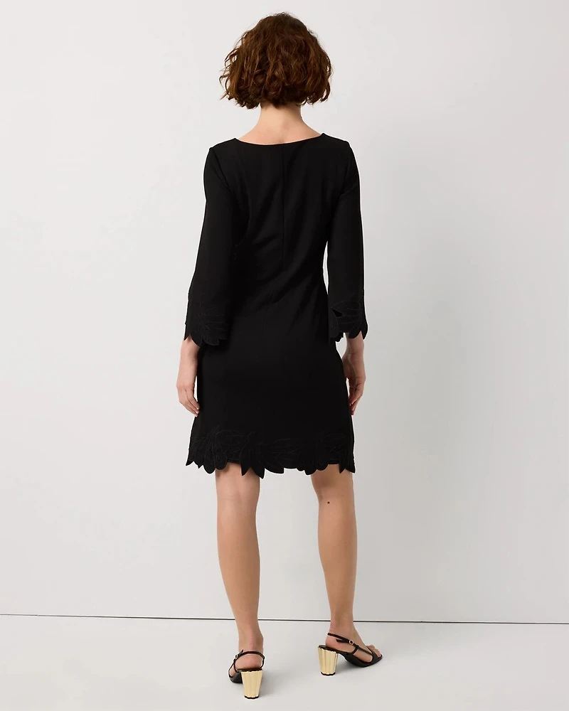 Cutwork Shift Dress