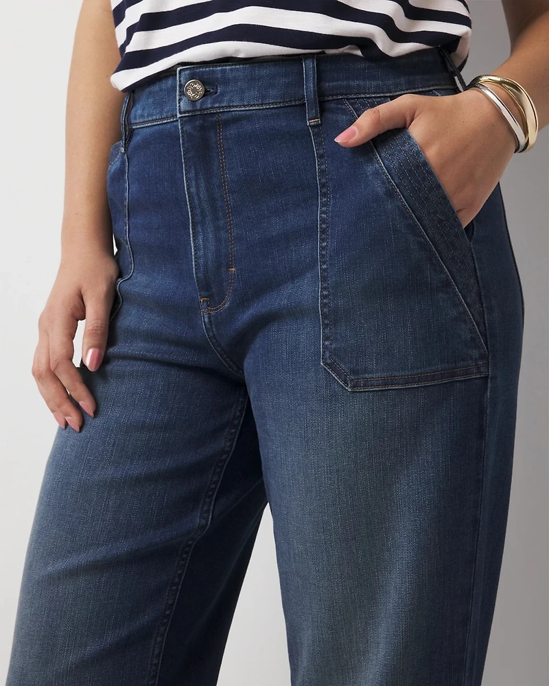Extra High-Rise Novelty Pocket Trouser Jean