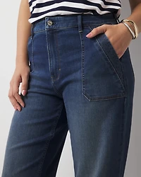Extra High-Rise Novelty Pocket Trouser Jean