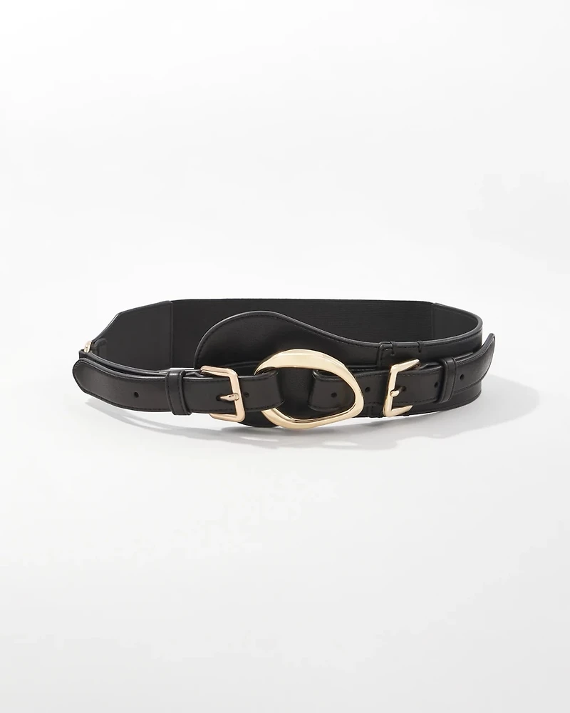 Double Buckle Stretch Belt