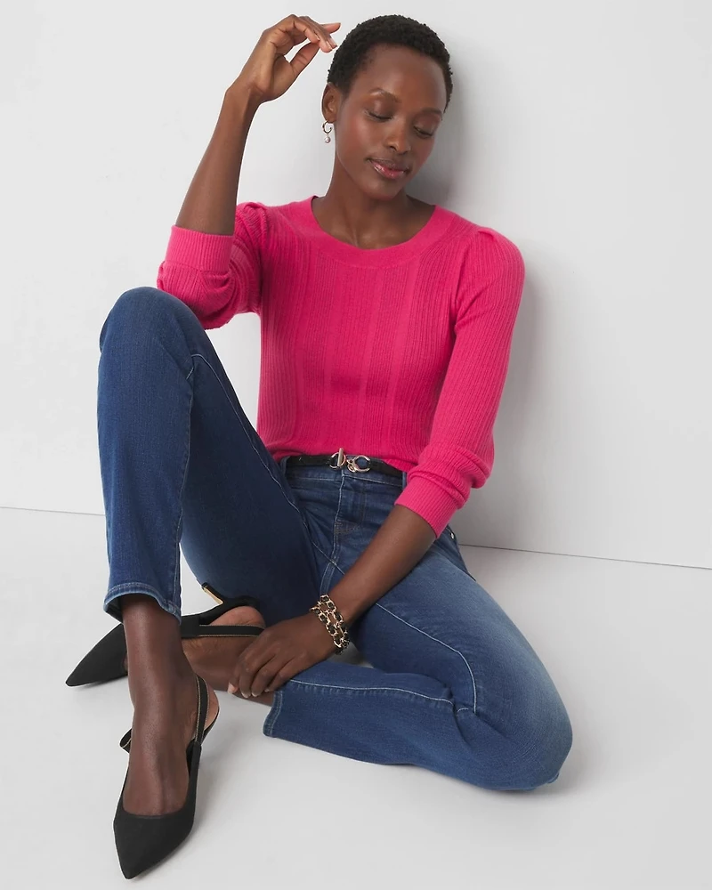 Cashmere Blend Crewneck Sweater