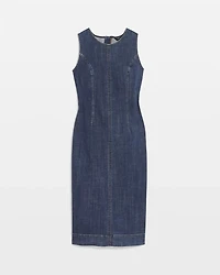 Petite Denim Sheath Dress
