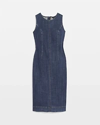 Petite Denim Sheath Dress