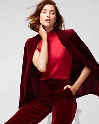 Halter Pleated Shell