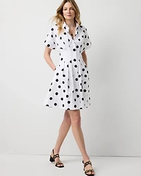 Poplin Corset Shirt Dress
