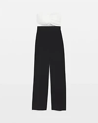 Strapless Draped Jumpsuit