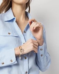 Linen Button-Down Shirt