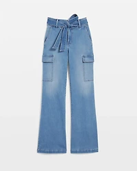 Extra High-Rise Wide-Leg Cargo Jeans
