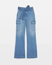 Extra High-Rise Wide-Leg Cargo Jeans