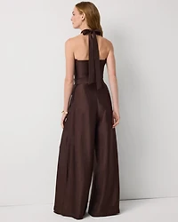 Belted Halter Jumpsuit