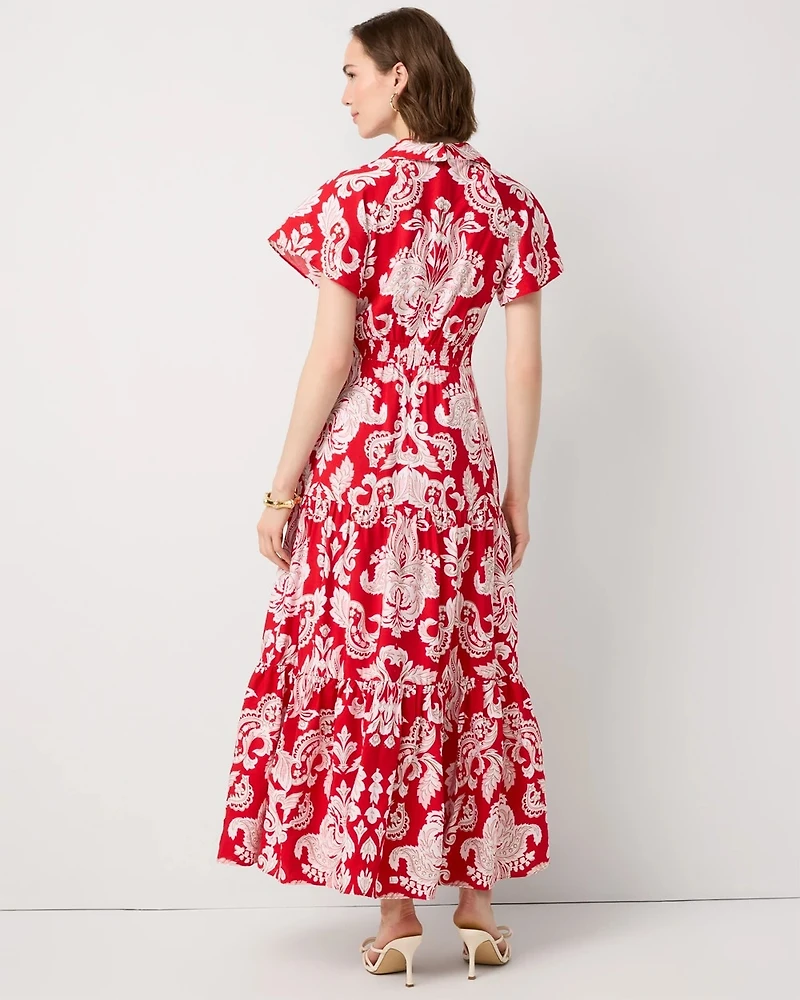 Tiered Midi Dress