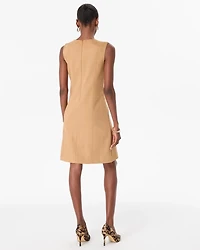 Faux Suede Shift Dress