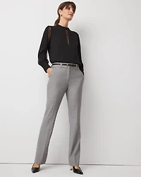 Houndstooth High-Rise Blake Slim Boot Pant