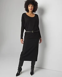 Long Sleeve Ribbed Tunic