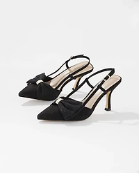Bow Slingback Pump