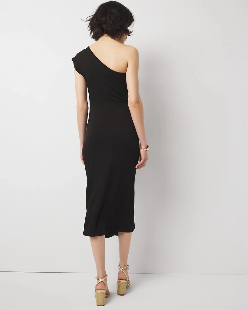 One Shoulder Midi Dress