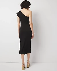 One Shoulder Midi Dress