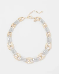 Gold + Silver Mariner Links Necklace