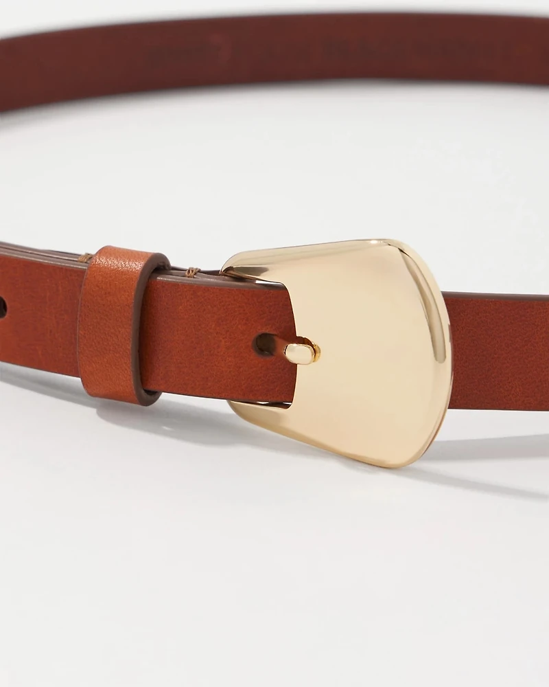 Gold Buckle Pant Belt