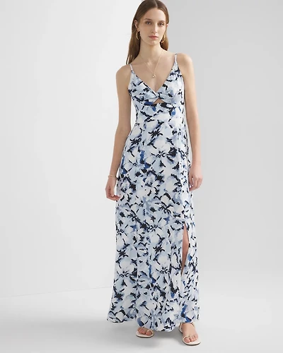 Keyhole Cutout Maxi Dress