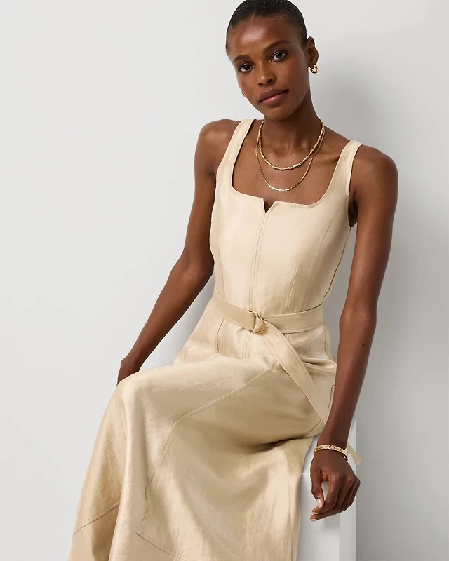amara corset pleated tulle fit & flare midi dress Hutch at MarketFair Shoppes in Princeton, NJ Light Yellow Satin Sheath published_date:2026-04-08T16:34:45Z Hutch dresses Size:17 x 33