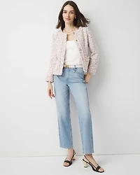 Rigid Stretch High Rise Straight Jean