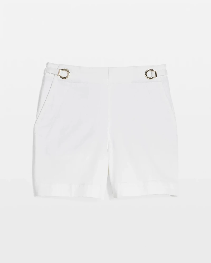 Extra High-Rise Novelty Waist Denim Short
