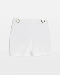 Extra High-Rise Novelty Waist Denim Short