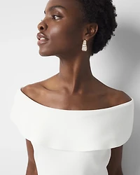 WHBM FORME™ Sculpt Stretch Off-the-Shoulder Sweater