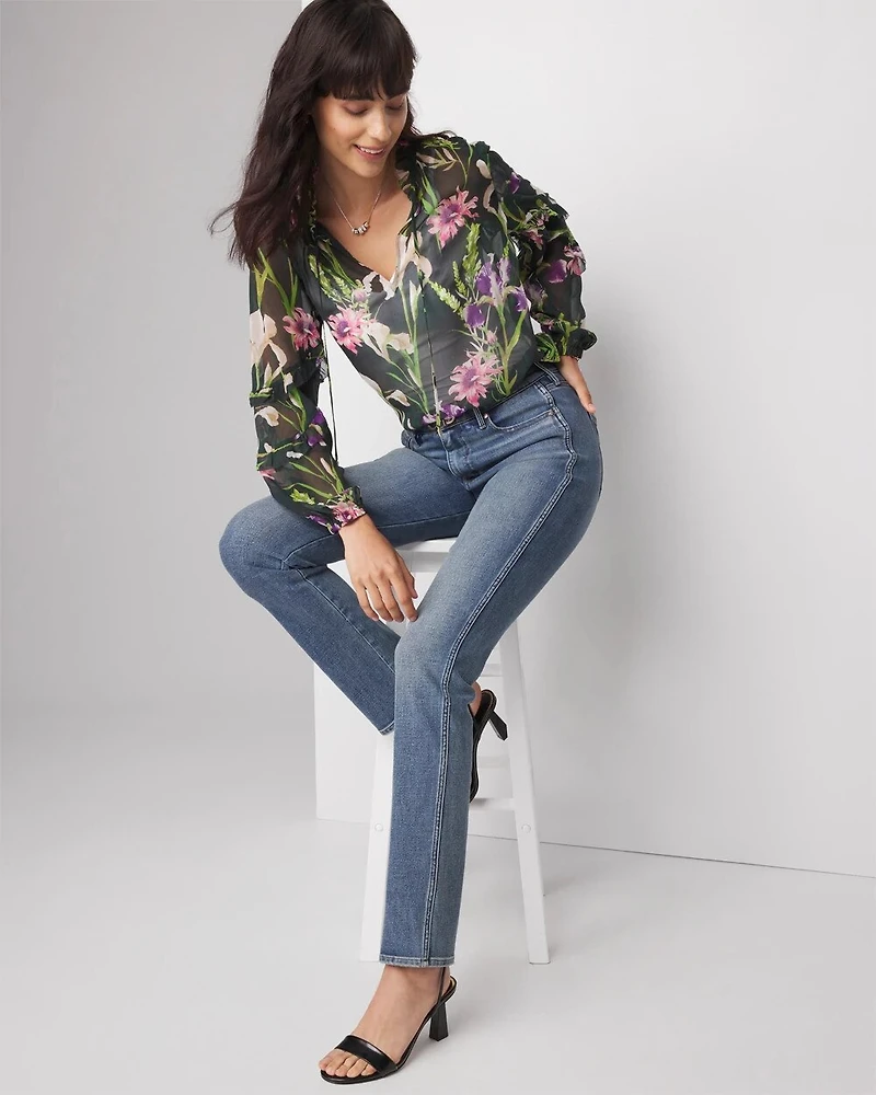 Long Sleeve Romantic Blouse