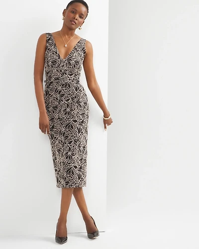 All-Over Lace Midi Dress