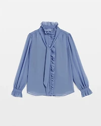 Chiffon Ruffle Blouse