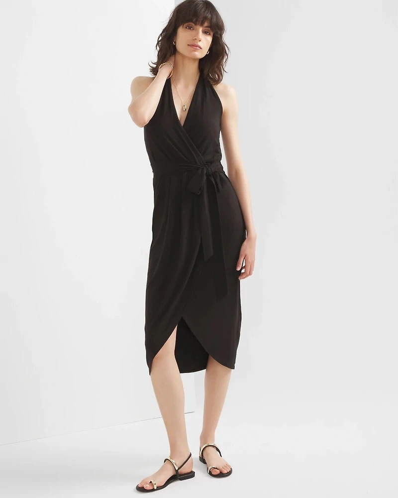 Halter Wrap Dress