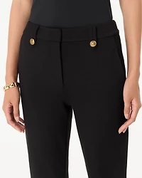 Button Detail High-Rise Piper Flare Pant