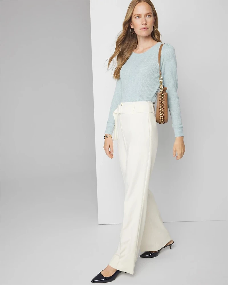 Cashmere Blend Crewneck Sweater