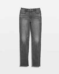 High Rise Byna Slim Jean with Slits