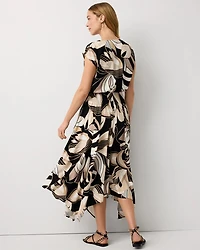 Smocked Waist Midi Dress