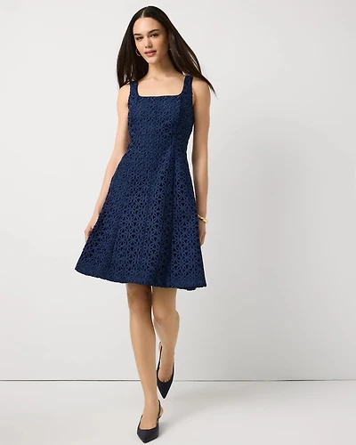 Sleeveless Lace Dress