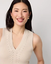 V-neck Knit Tank