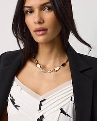 Mother of Pearl Collar Necklace