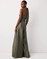Belted Halter Jumpsuit