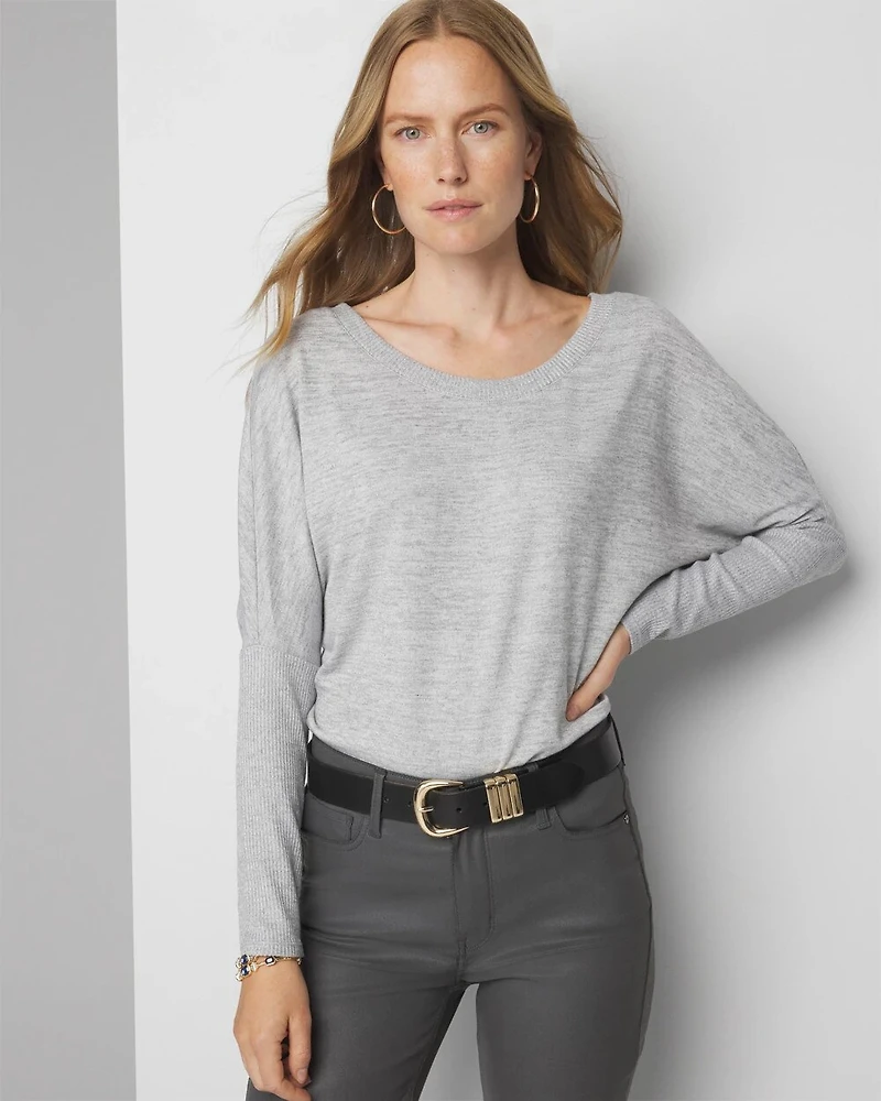 Long Sleeve Ribbed Tunic