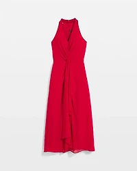 Sleeveless Chiffon Ruffle Dress