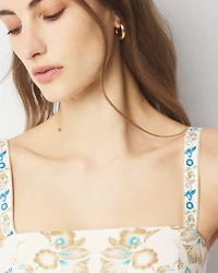 Petite Fit + Flare Mini Sundress