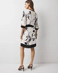 Petite Smocked Blouson Dress