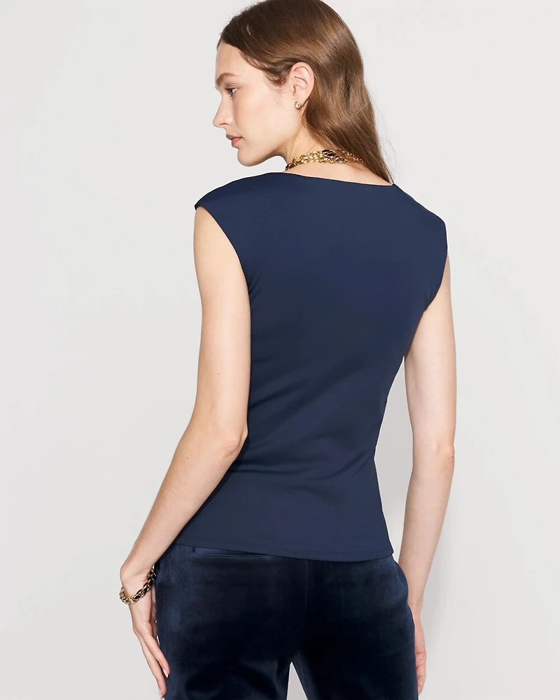 WHBM FORME™ All Ways Stretch Square Neck Top