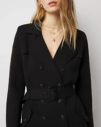 Sweater Trench Coat