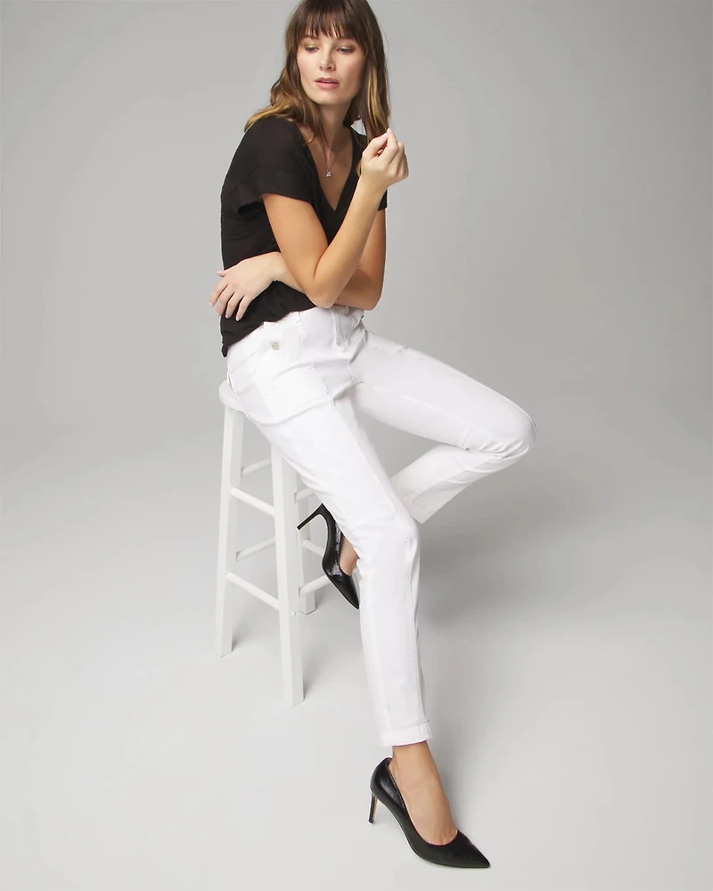 Curvy High-Rise Pret-A-Jet Slim Ankle Pants