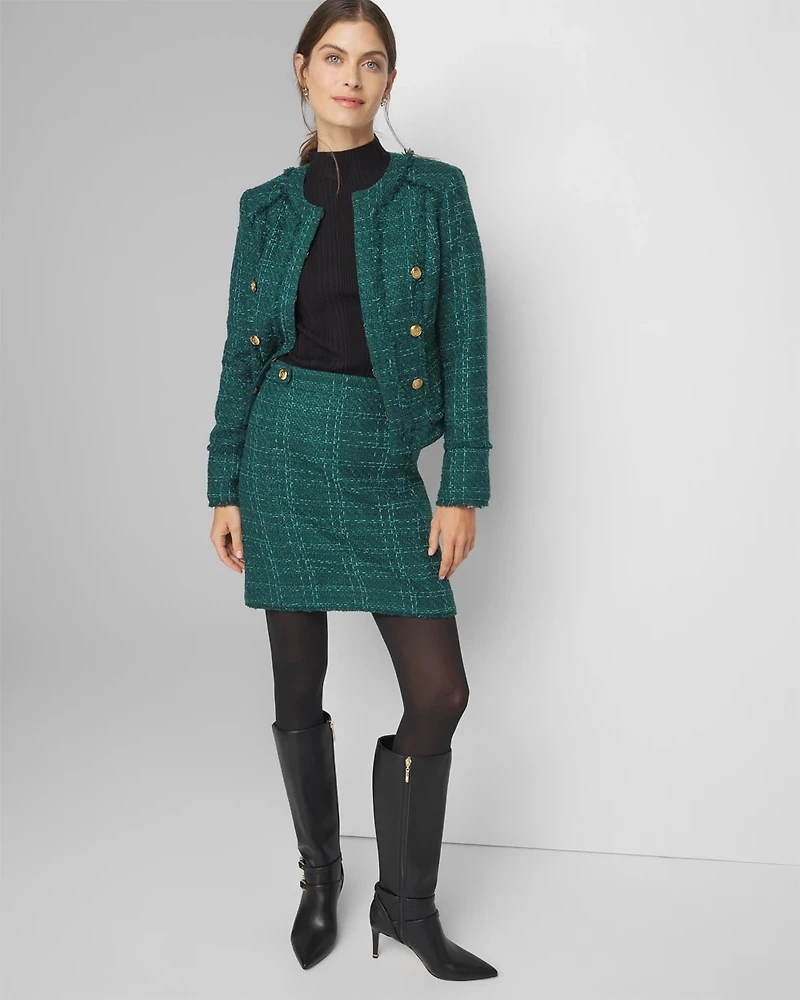 Tweed Boot Skirt
