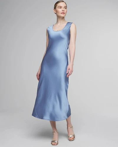 Sleeveless Satin Slip Dress